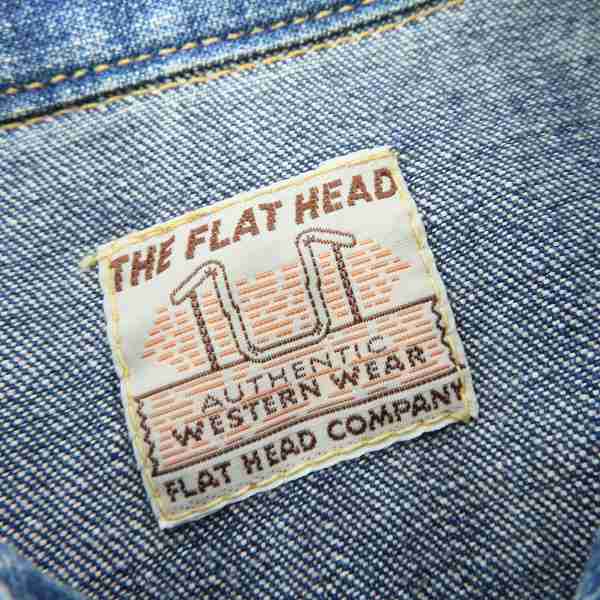 実際に弊社で買取させて頂いたTHE FLAT HEAD/フラットヘッド デニムウエスタンシャツの画像 2枚目