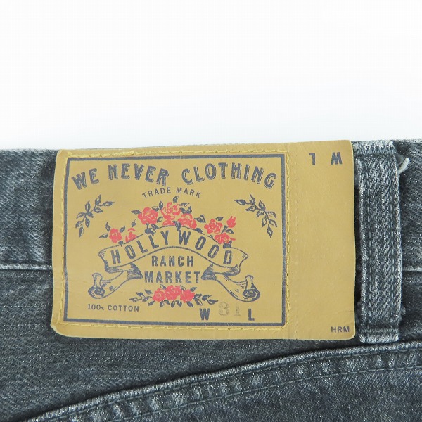 実際に弊社で買取させて頂いたHOLLYWOOD RANCH MARKET/ハリウッドランチマーケット ハリラン デニムパンツ 31の画像 2枚目