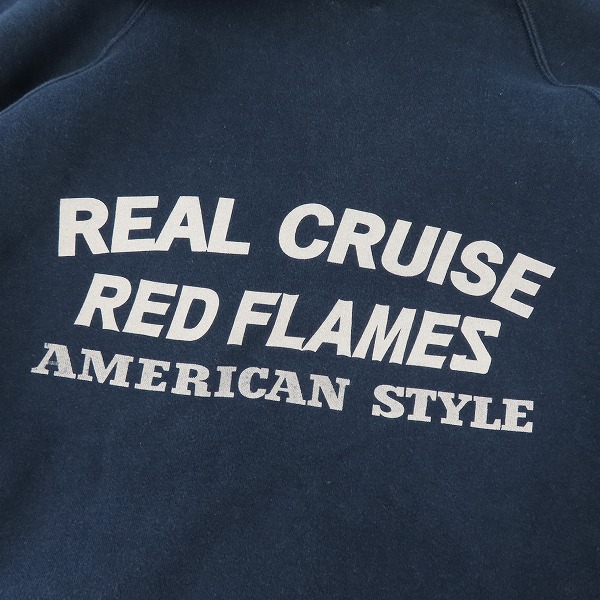 実際に弊社で買取させて頂いたFLAT HEAD/フラットヘッド REAL CRUISE KAMIKAZE フルジップパーカー/XLの画像 4枚目