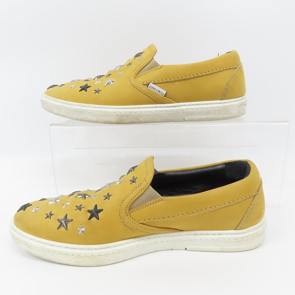 実際に弊社で買取させて頂いたJimmy Choo/ジミーチュウ スタッズ スリッポン/40の画像 3枚目