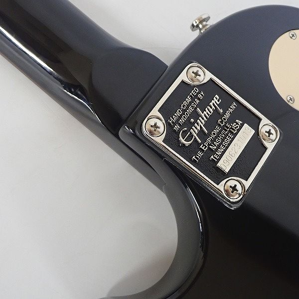実際に弊社で買取させて頂いた★Epiphone/エピフォン Les Paul 100/レスポール LP-100 EB ギグケース付 の画像 8枚目