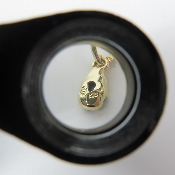 実際に弊社で買取させて頂いた【ギャラ付き】Bloody Mary/ブラッディマリー エリクス ペンダント 土卵/K18 w/ロンドンブルートパーズの画像 4枚目