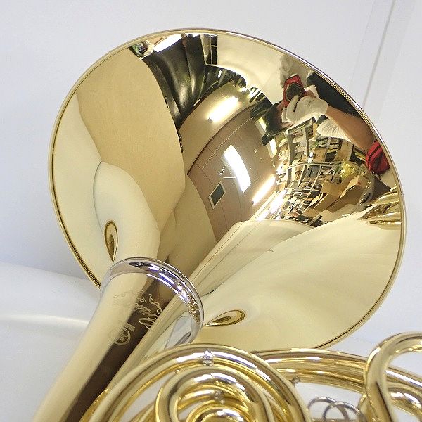実際に弊社で買取させて頂いた★YAMAHA/ヤマハ Custom YHR-871D/YHR871D フレンチホルン ゴールド 楽器選定証明書・ハードケース付の画像 5枚目