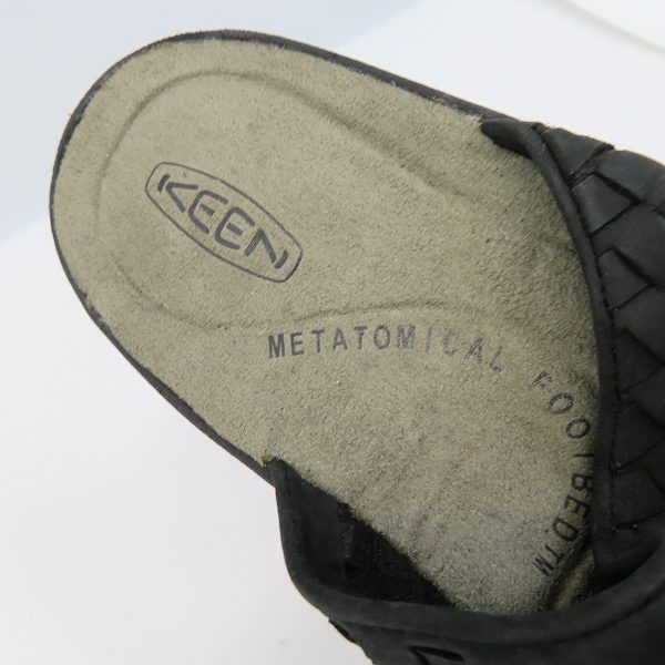 実際に弊社で買取させて頂いたKEEN/キーン 編み込み サンダル ブラック HS1105/26の画像 4枚目
