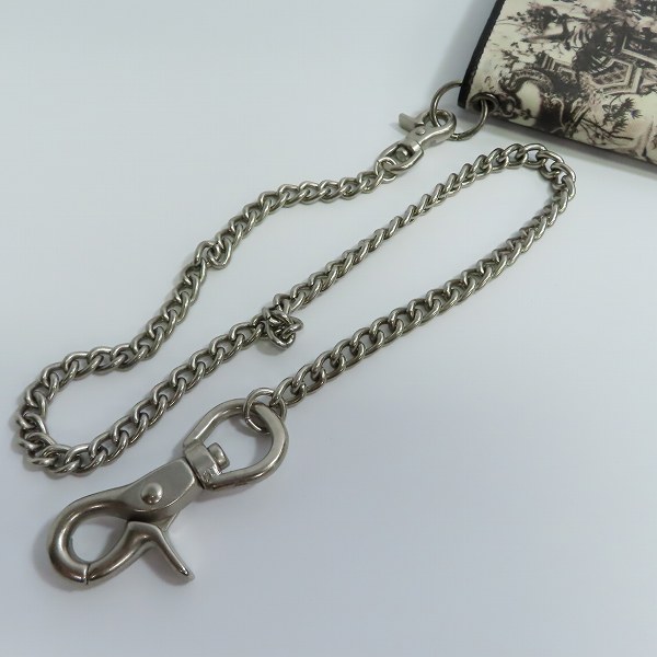 実際に弊社で買取させて頂いたJean Paul Gaultier/ジャンポールゴルチエ 二つ折り財布 ウォレットチェーン付の画像 8枚目
