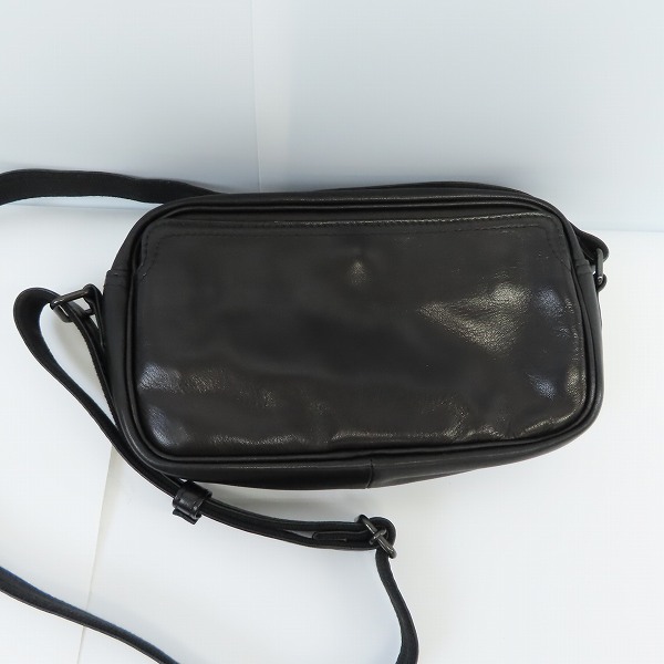 実際に弊社で買取させて頂いたDEAL DESIGN/ディールデザイン Black Cube レザー ショルダーバッグの画像 1枚目