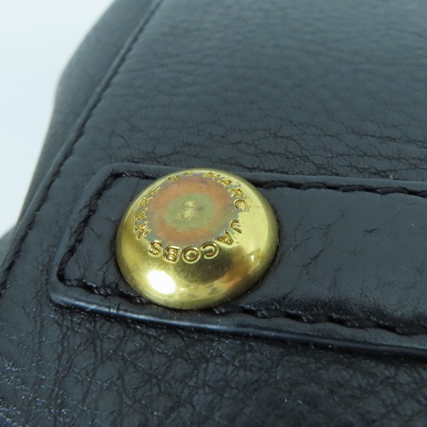 実際に弊社で買取させて頂いたMarc by Marc Jacobs/マーク ジェイコブス ショルダー レザーバッグ ブラックの画像 7枚目