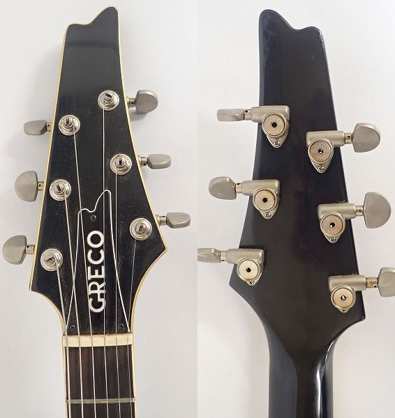 実際に弊社で買取させて頂いた★Greco/グレコ MIRAGE/ミラージュ エレキギター 1979年製 ジャパンビンテージ ソフトケース付の画像 2枚目