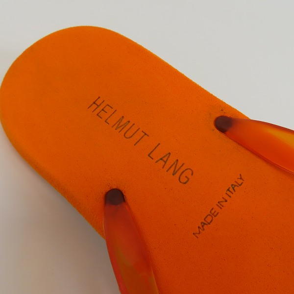 実際に弊社で買取させて頂いたHELMUT LANG/ヘルムートラング MADE IN ITALY サンダルの画像 4枚目