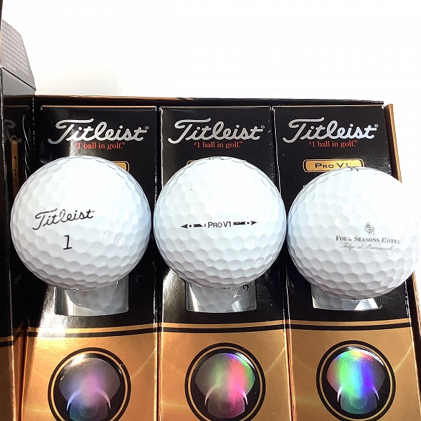 実際に弊社で買取させて頂いた【未使用オウンネーム入】Titleist/タイトリスト PRO V1 ホワイト ゴルフボール 1ダースの画像 1枚目