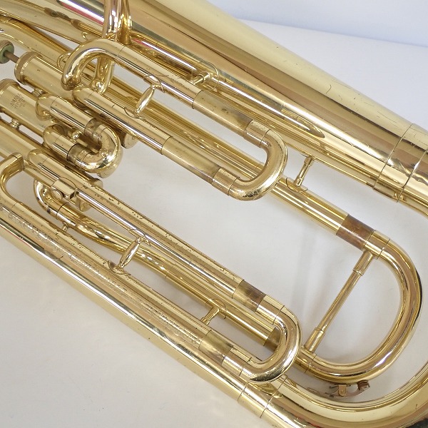実際に弊社で買取させて頂いた★【ジャンク】YAMAHA/ヤマハ YEP-201/YEP201 ユーフォニアム ゴールド ハードケース付 の画像 6枚目