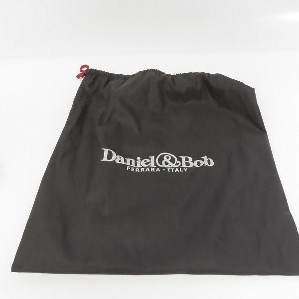 実際に弊社で買取させて頂いたDaniel&Bob/ダニエル＆ボブ レザー クラッチバッグ ブラウンの画像 7枚目