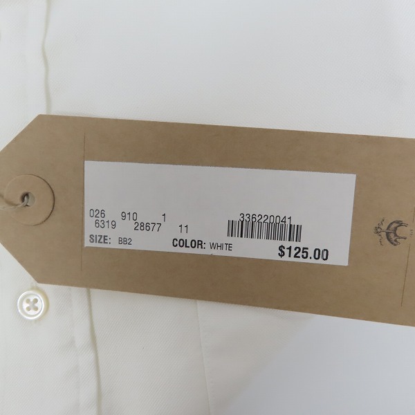 実際に弊社で買取させて頂いた【未使用】BLACK FLEECE by Brooks Brothers/ブルックスブラザーズ オックスフォードシャツ 28677/BB2の画像 6枚目