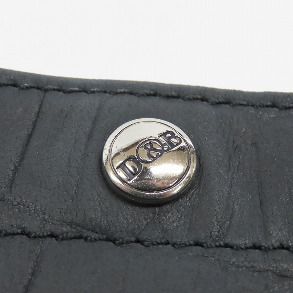 実際に弊社で買取させて頂いたDaniel&Bob/ダニエル＆ボブ 型押しレザー ショルダーバッグ ポーチ付きの画像 7枚目