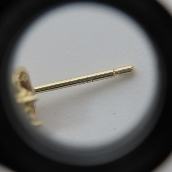 実際に弊社で買取させて頂いた【ギャラ付き】Bloody Mary/ブラッディマリー K18 化猫 ピアス Right w/ダイアモンドの画像 4枚目