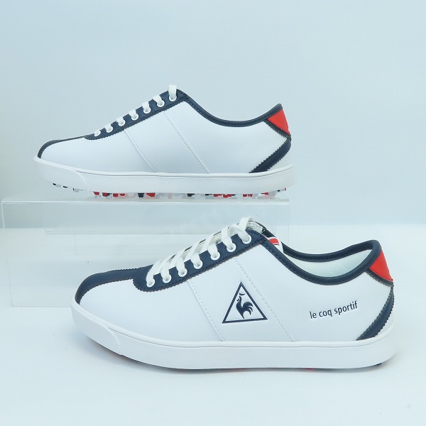 実際に弊社で買取させて頂いたle coq sportif/ルコック スポルティフ ゴルフ シューズ QQ2PJB11GD/25.5の画像 3枚目