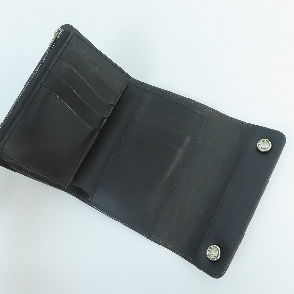 実際に弊社で買取させて頂いたFUNNY/ファニー GRAB クロコダイル カスタム ミディアムウォレット 財布の画像 3枚目