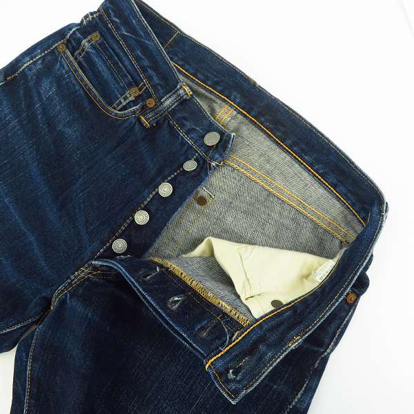 実際に弊社で買取させて頂いたTHE FLAT HEAD/フラットヘッド T.F.H インディゴデニムパンツ 3005XX/31の画像 2枚目