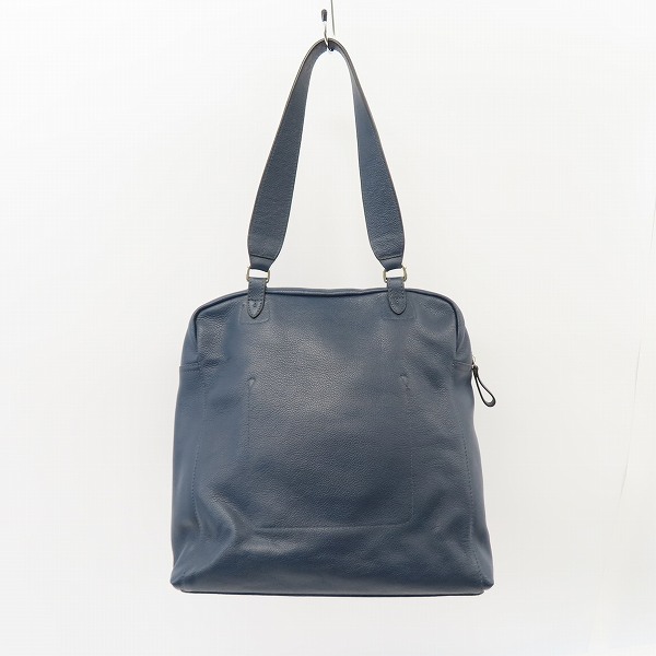 実際に弊社で買取させて頂いたDaniel&Bob/ダニエル＆ボブ  レザー ワンショルダー トートバック ネイビーの画像 1枚目