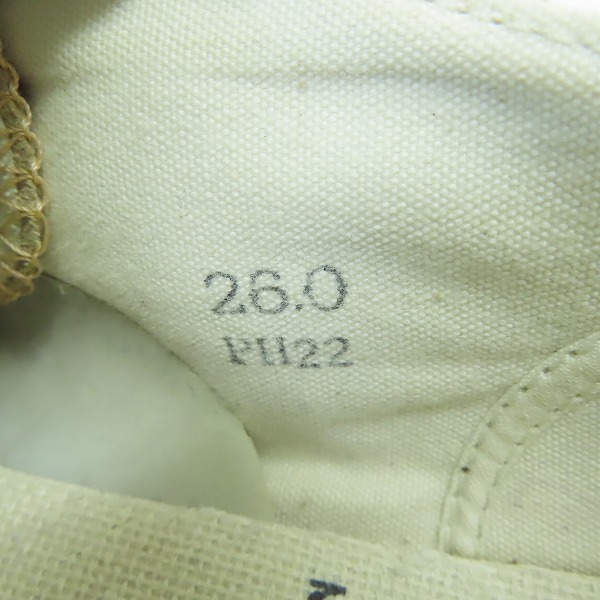 実際に弊社で買取させて頂いたMIHARAYASUHIRO/ミハラヤスヒロ スエード×キャンバス スニーカー 23190100/26の画像 5枚目