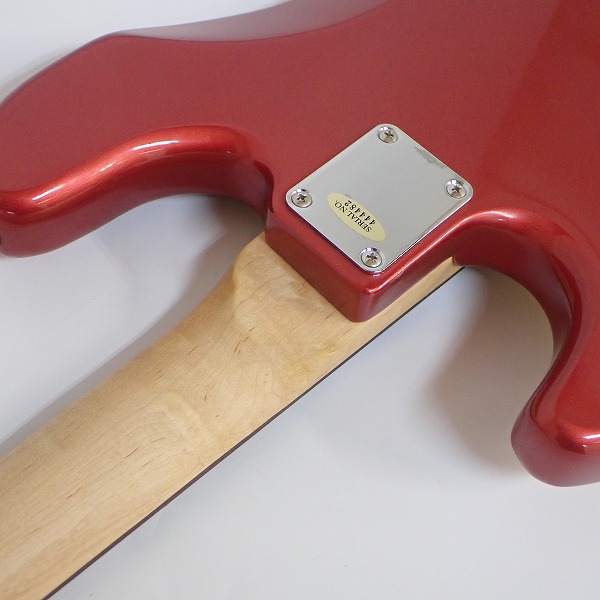 実際に弊社で買取させて頂いた★BUSKER'S/バスカーズ ジャズベース タイプ メタリックレッド エレキベース ソフトケース付 の画像 8枚目