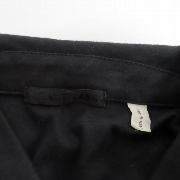 実際に弊社で買取させて頂いたHELMUT LANG/ヘルムートラング ポロシャツ/ブラック/size：Sの画像 2枚目