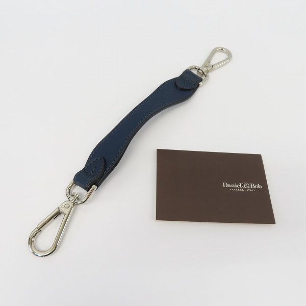 実際に弊社で買取させて頂いたDaniel&Bob/ダニエル＆ボブ  レザー ワンショルダー トートバック ネイビーの画像 6枚目