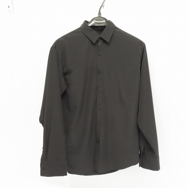 実際に弊社で買取させて頂いたLAD MUSICIAN/ラッドミュージシャン 20SS STANDARD SHIRT 長袖シャツ 黒 2120-105/42