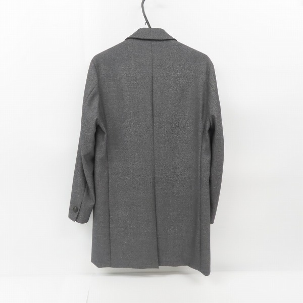 実際に弊社で買取させて頂いたEDIFICE/エディフィス ウールコート グレー/size：Mの画像 1枚目