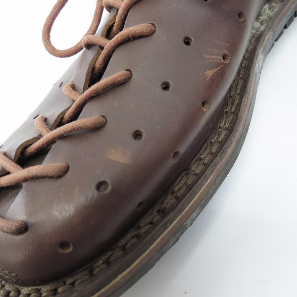 実際に弊社で買取させて頂いたtrippen/トリッペン パンチング レザーシューズ/40の画像 6枚目