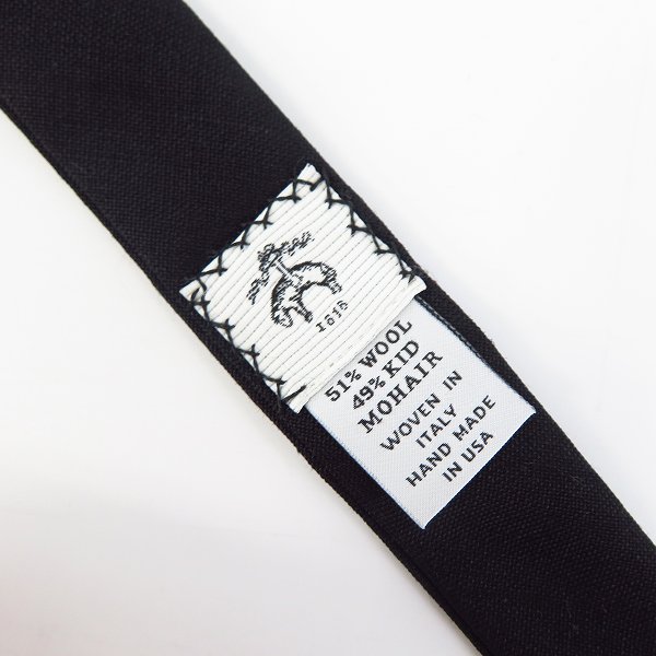 実際に弊社で買取させて頂いた【未使用】BLACK FLEECE by Brooks Brothers/ブラックフリース バイ ブルックスブラザーズ リボンネクタイの画像 2枚目
