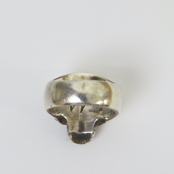 実際に弊社で買取させて頂いたCRAZY PIG/クレイジーピッグ スモールエビルスカルリング 10.5号の画像 3枚目