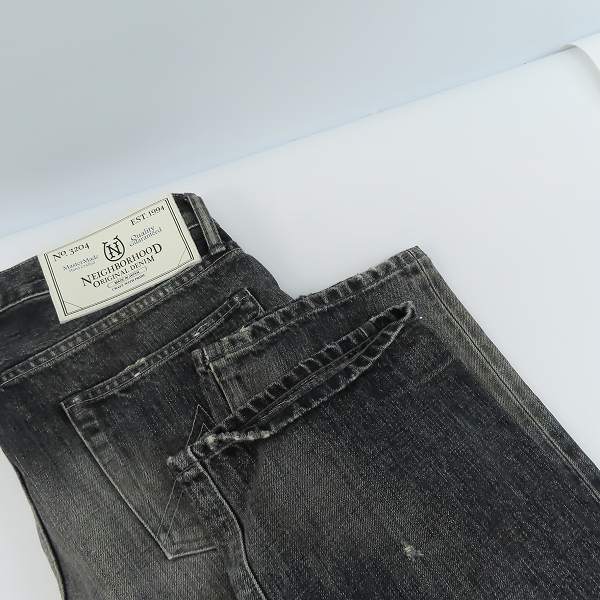 実際に弊社で買取させて頂いたNEIGHBORHOOD/ネイバーフッド GRITTY SAVAGE . NARROW /サベージデニム PT 172DCNH-PTM20/XLの画像 9枚目