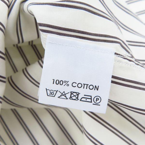 実際に弊社で買取させて頂いた【未使用】DRIES VAN NOTEN/ドリスヴァンノッテン CORBINO 1017 SHIRT ストライプシャツ/44の画像 3枚目