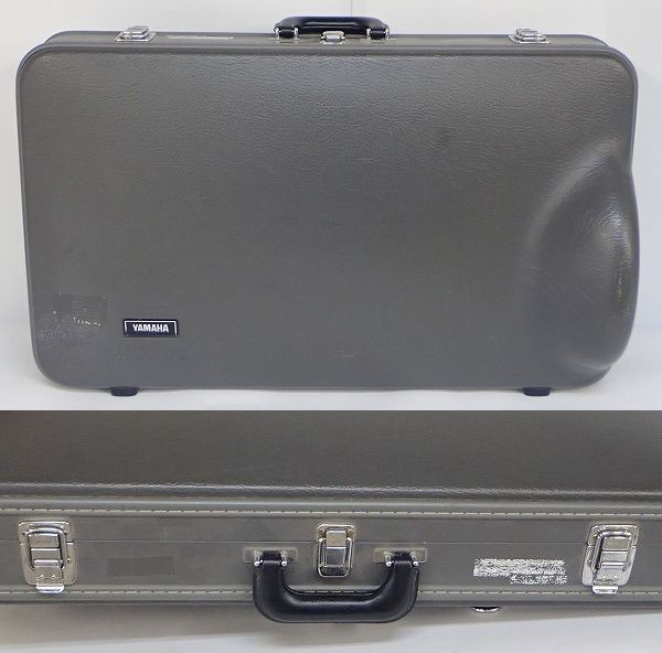 実際に弊社で買取させて頂いた★【ジャンク】YAMAHA/ヤマハ YEP-201/YEP201 ユーフォニアム ゴールド ハードケース付 の画像 9枚目
