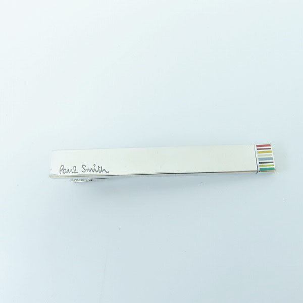 実際に弊社で買取させて頂いたPaul Smith/ポールスミス ネクタイピン ロゴ刻印 マルチストライプ