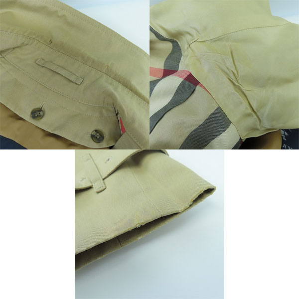 実際に弊社で買取させて頂いた BURBERRY LONDON/バーバリーロンドン レディース ロングトレンチコート ウールライナー付 B1A88-101-51/34の画像 9枚目