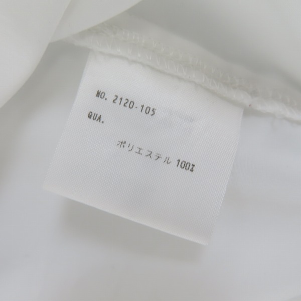 実際に弊社で買取させて頂いたLAD MUSICIAN/ラッドミュージシャン 20SS STANDARD SHIRT 長袖シャツ 白 2120-105/42の画像 3枚目