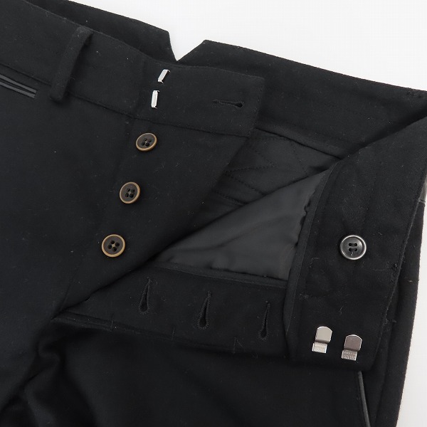 実際に弊社で買取させて頂いたDIESEL BLACK GOLD/ディーゼル ブラックゴールド カシミア混 ウールパンツ/44の画像 5枚目