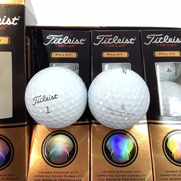 実際に弊社で買取させて頂いた【未使用オウンネーム入】Titleist/タイトリスト PRO V1 ホワイト ゴルフボール 1ダースの画像 1枚目