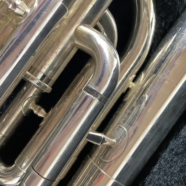 実際に弊社で買取させて頂いた★YAMAHA/ヤマハ アルトホルン YAH203 ハードケース付き【ジャンク】の画像 3枚目