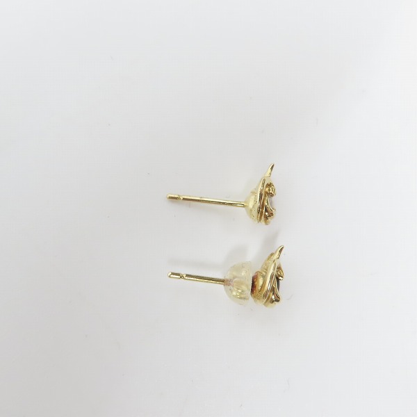 実際に弊社で買取させて頂いた【ギャラ付き】Bloody Mary/ブラッディマリー fire eye/火の目 ダイアモンド/ガーネット ピアス の画像 2枚目