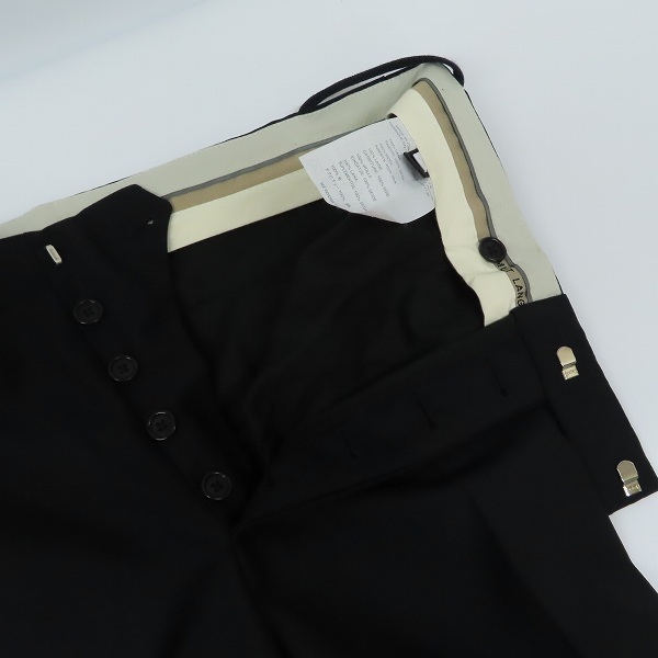 実際に弊社で買取させて頂いた【未使用】HELMUT LANG/ヘルムートラング ドレスジャケット/パンツセットアップ/size：48の画像 6枚目