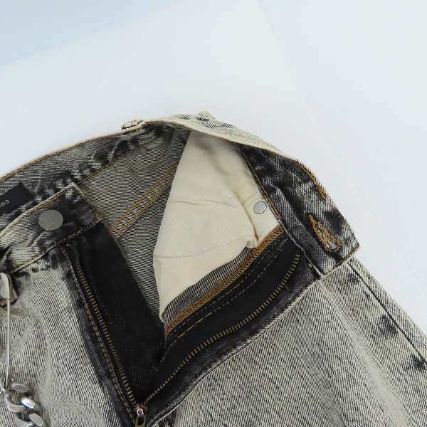 実際に弊社で買取させて頂いたMARC JACOBS/マークジェイコブズ ワッペン/ウォレットチェーン付き デニムパンツ/24の画像 5枚目