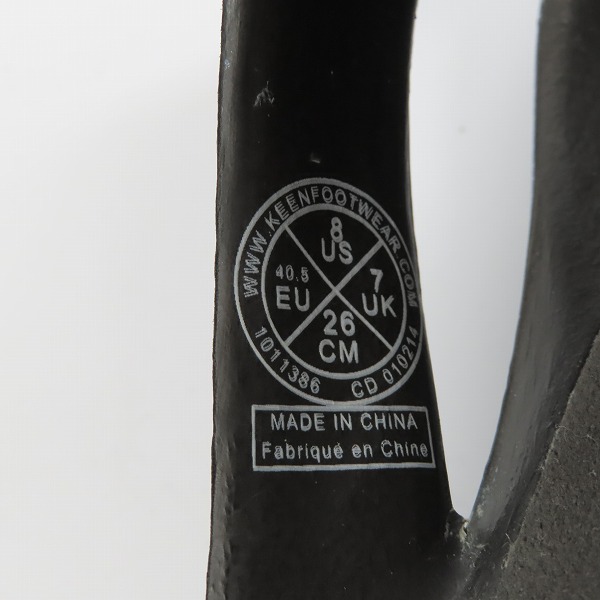 実際に弊社で買取させて頂いたKEEN/キーン SHANTI ARTS/シャンティアーツ ハナカラクサアイ サンダル 1011386/26の画像 5枚目