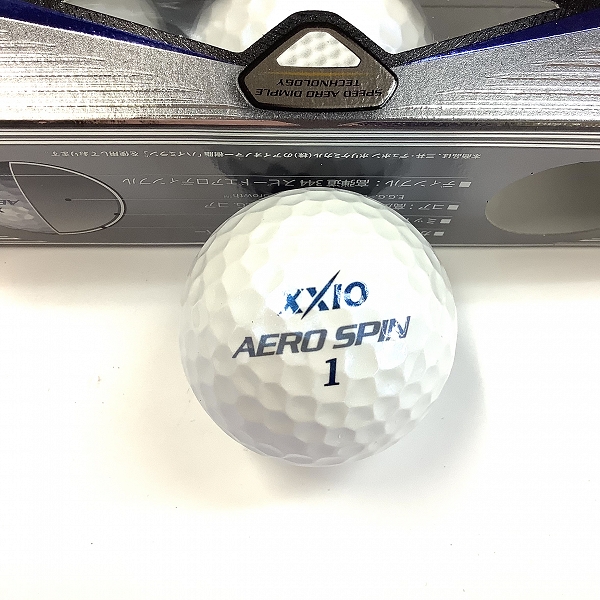 実際に弊社で買取させて頂いた【未使用/オウンネーム入含】Titleist/タイトリスト PRO V1X/ゼクシオ AERO SPIN等 ゴルフボール 計2ダースの画像 2枚目