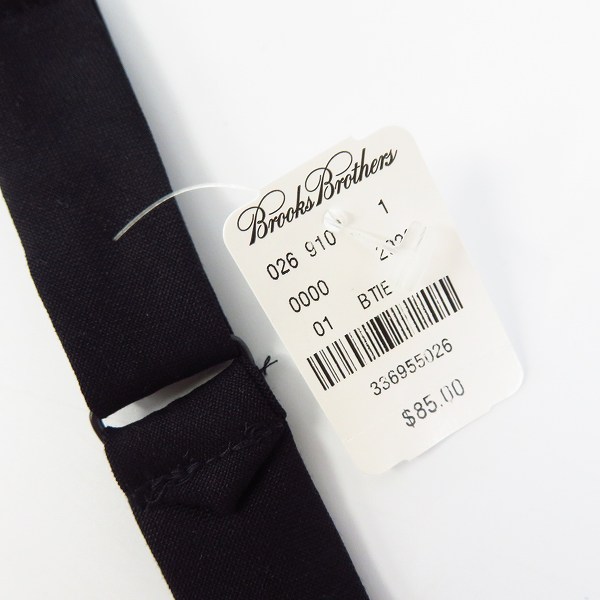 実際に弊社で買取させて頂いた【未使用】BLACK FLEECE by Brooks Brothers/ブラックフリース バイ ブルックスブラザーズ リボンネクタイの画像 3枚目