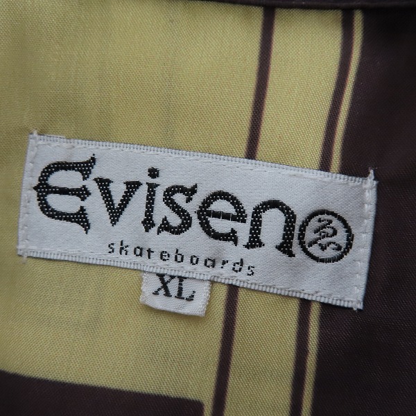 実際に弊社で買取させて頂いた Evisen skateboards/エビセンスケートボード ブロックチェック柄 アロハシャツ /size：XLの画像 2枚目