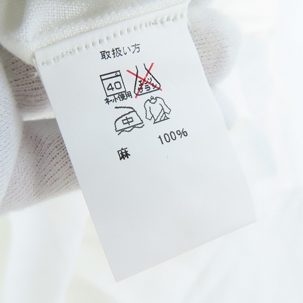 実際に弊社で買取させて頂いたBLACK FLEECE by Brooks Brothers/ブラックフリース バイ ブルックスブラザーズ 麻リネンシャツ/size：BB2 の画像 3枚目