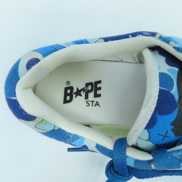 実際に弊社で買取させて頂いたA BATHING APE/ア ベイシング エイプ BAPESTA×KAWS/カウズ コラボ FS-020/27.5の画像 4枚目